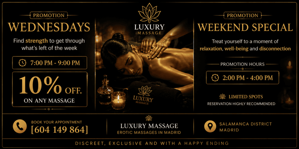 Erotic massage offer Wednesday and weekends